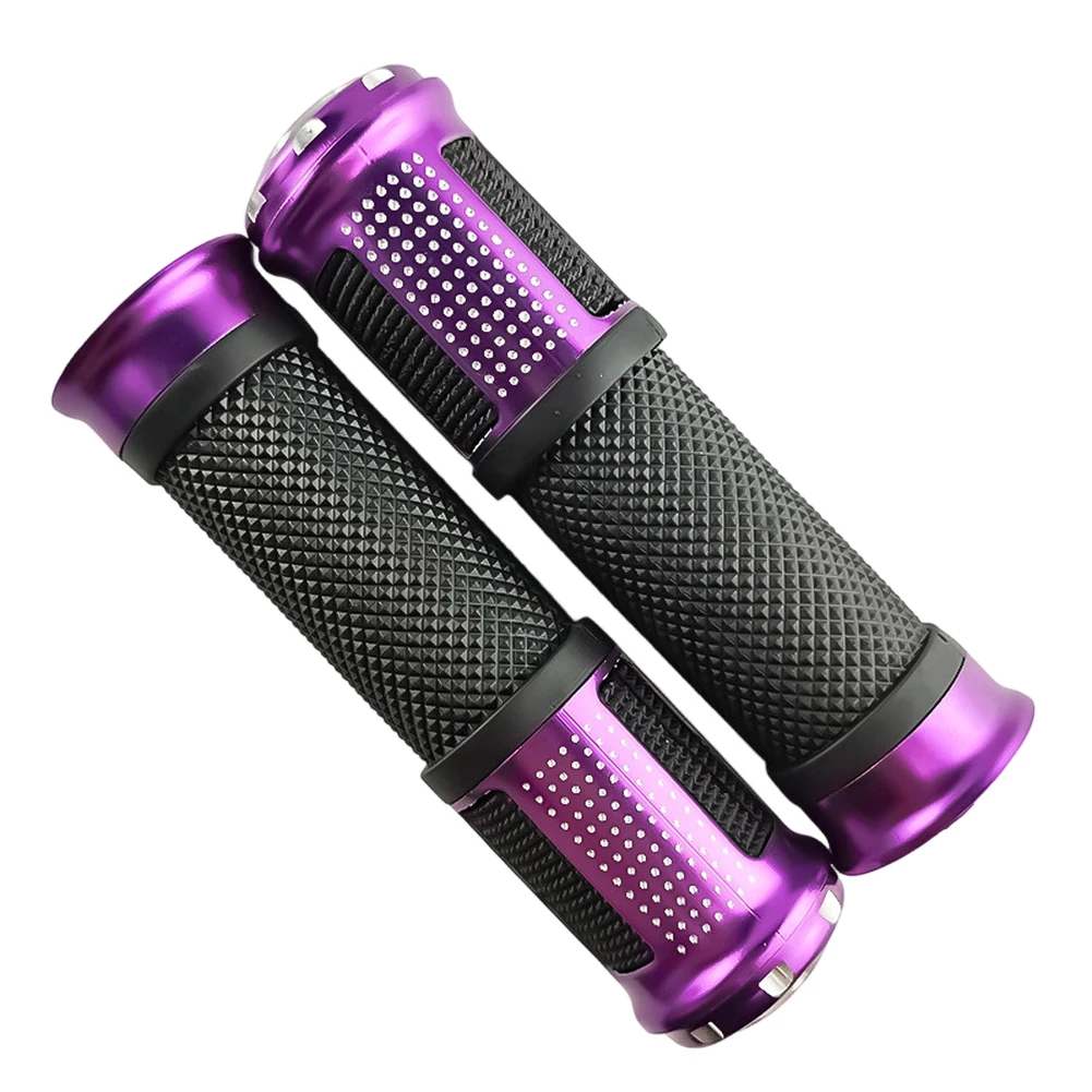 1 Pair Throttle Grip Handle for Motorcycle Scooter Modified Handlebar Aluminum Alloy Fitment Easy Installation