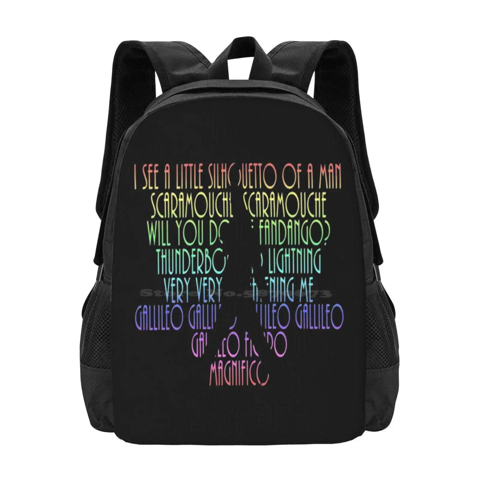 Bohemian Rhapsody Hot Sale Schoolbag Backpack Fashion Bags Bohemian Rhapsody