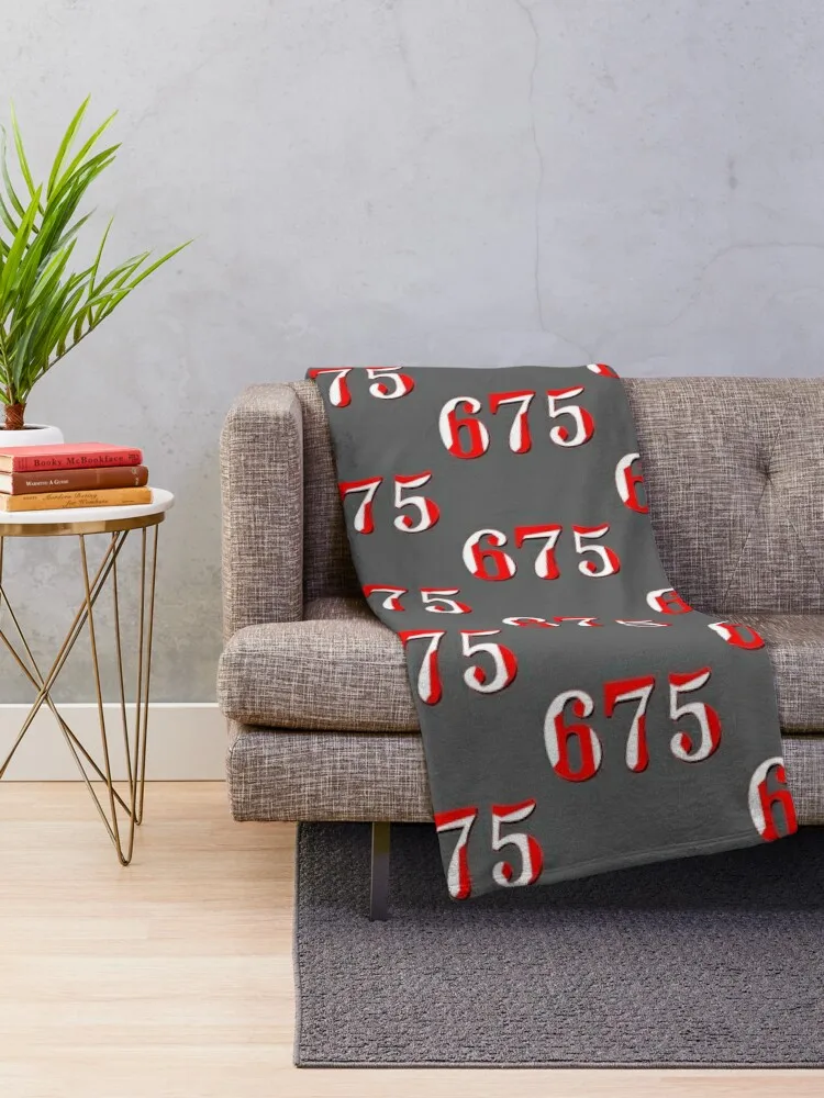 number six hundred and seventy-five digit 675 order sequence team member age Throw Blanket funny gift Personalized Gift Blankets