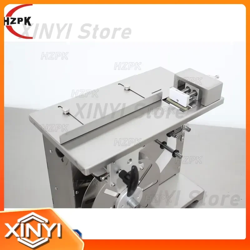 for HZPK Self Adhesive Manual Tamper Seal Applicator Carton Box Semi-Automatic Right-Angle Corner Labeling Machine
