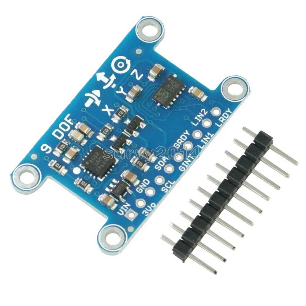 

9 Axis IMU L3GD20 LSM303D Module 9DOF Compass Acceleration Gyroscope for Arduino