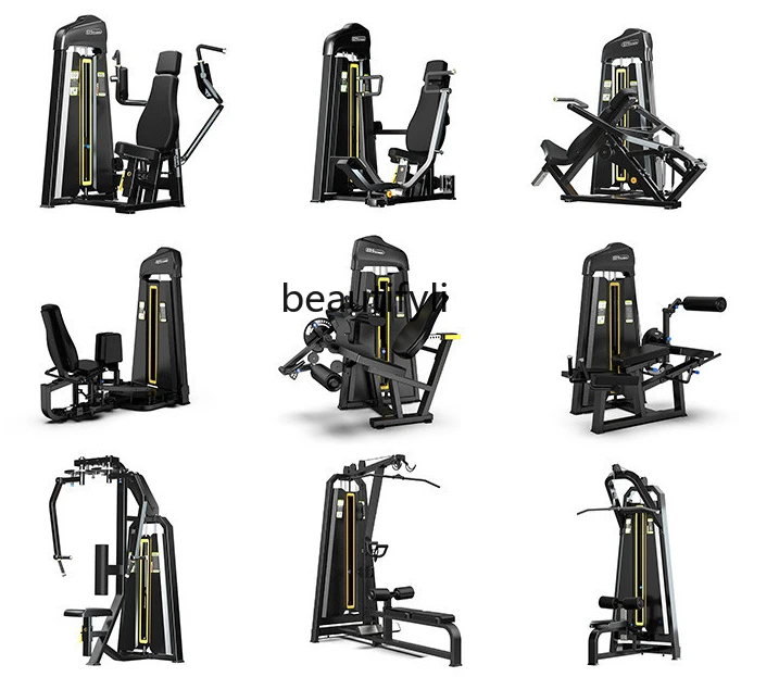 Fitness Equipment Breast Push Butterfly Machine Clip Breast High and Low Back Pull Equipment Gym, Professional Strength Training