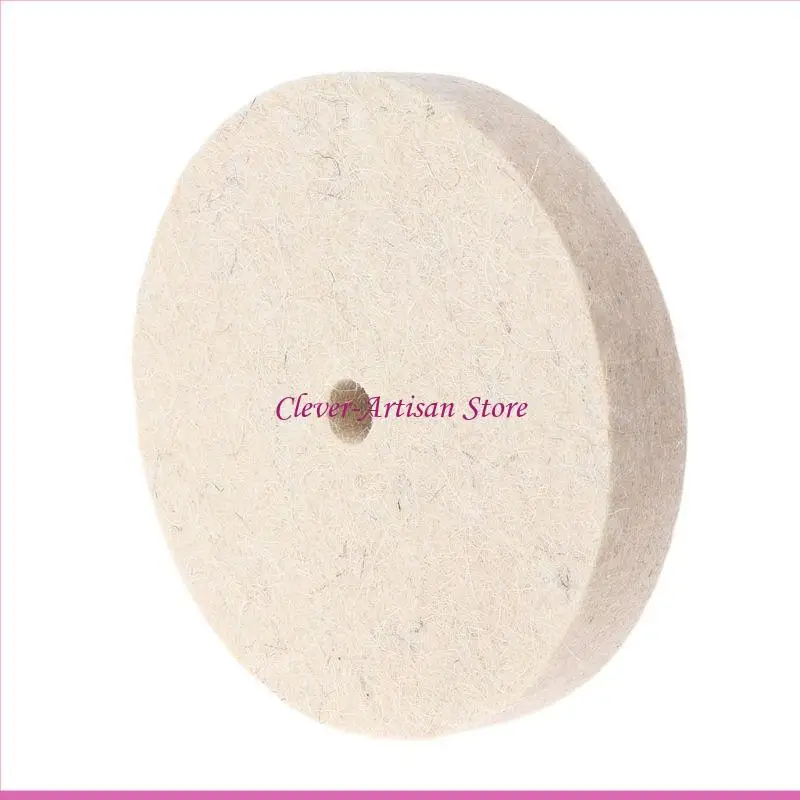 E06B Wool Polishing Wheel Buffing Pads for Bench Grinder Rotary Tool Wear-resisting