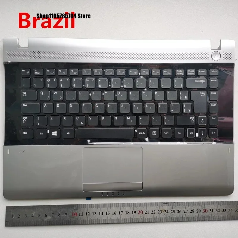 DL Brazil /US layout new laptop palmrest with keyboard  for Samsung  RV409 RV411 RV413 RV415 RV420 E3420 E3415