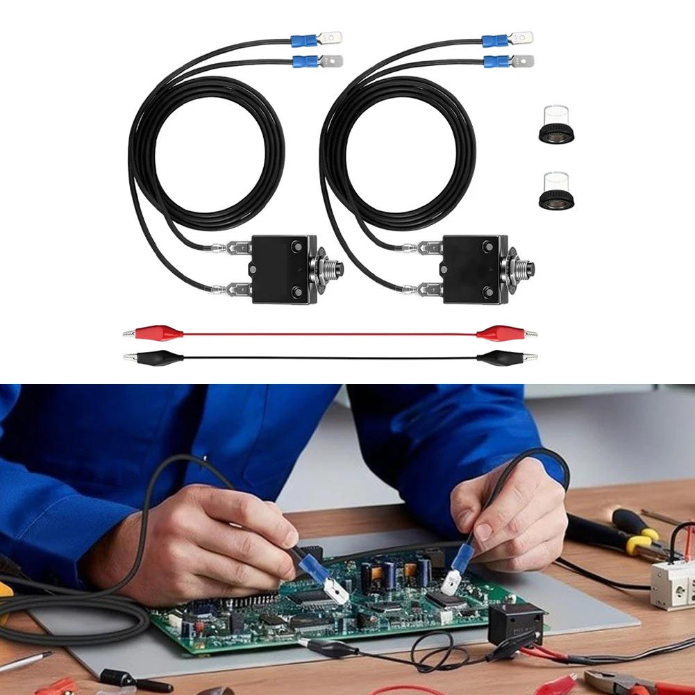 3A and 5A Resettable Fuse Tester Kit for HVAC UV Lamp Circuits Vacuum Cleaner Motor Protection and Marine Power Supplies