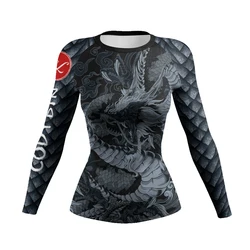 Rashguard jiu jitsuT Shirts For Women MMA Compression Shirt Muay Thai GI Kickboxing Shirts Gym Sportwear Bjj Gi Boxing Jerseys