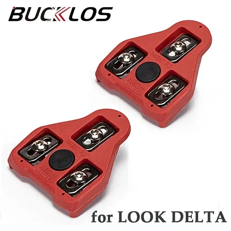 BUCKLOS Bike Cleats for LOOK DELTA Road Bicycle Pedal Cleatset 9° Float Cleat Pedals for Peloton Cycling Shoes Riding Equipment