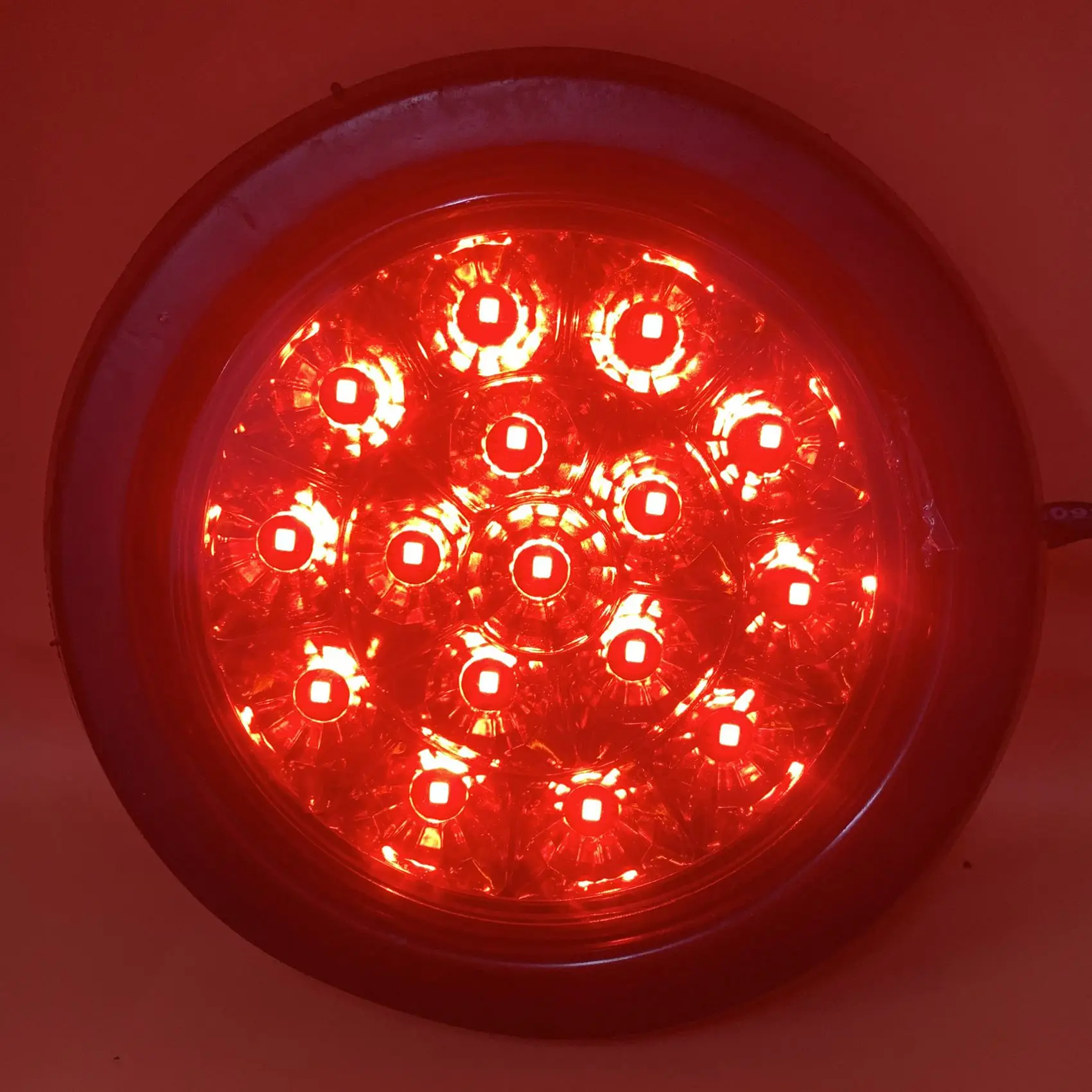 

*ABKM 2 шт. 12 В-24 В 16 светодиодов автомобильные круглые красные задние фонари задние противотуманные фары стоп-сигнал ходовой фонарь заднего хода для грузовика прицеп грузовик