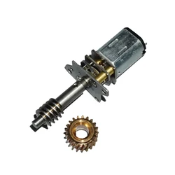 3v 6v DC N20 Mini Micro Metal Gear Motor 3mm Shaft Worm Gear Reduction Motor Model Aircraft Folding Landing