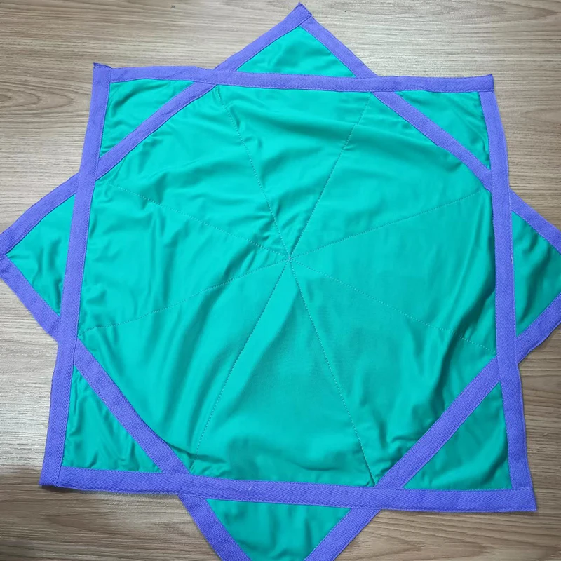 Dapo Draaiende Dans Zakdoek Lycra Achthoekige Sjaal Vliegende Zakdoek 67Cm * 67Cm Aanpasbare Draaiende Zakdoek