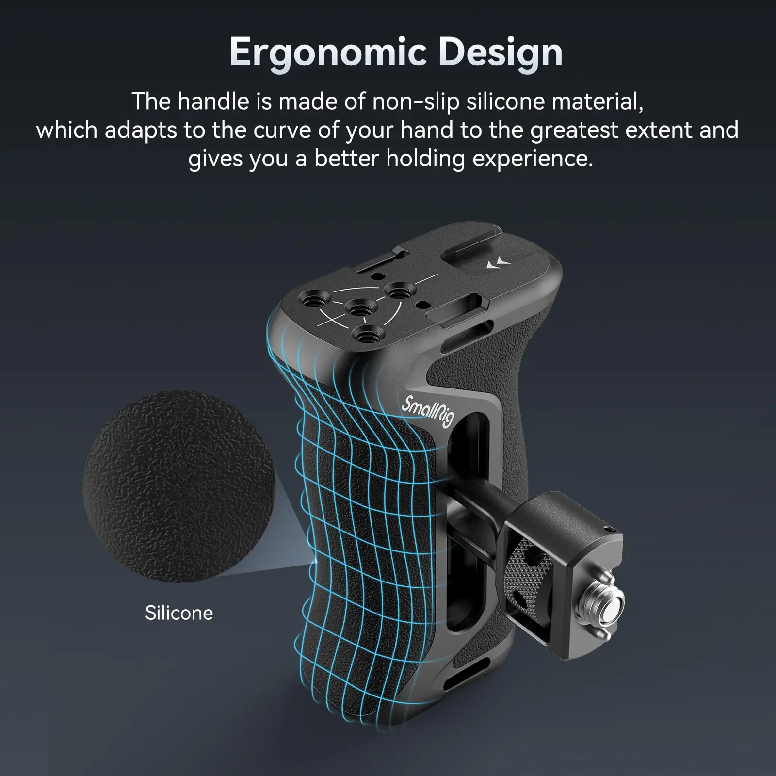 SmallRig Side Handle with Two-in-One Locating Screw 1/4