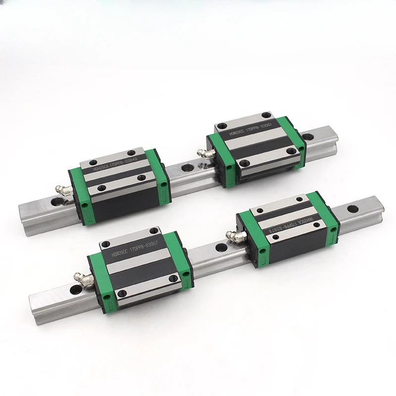 

Linear Rail Guide HGR15 HGR20 HGR25 2pcs + 4 Pcs Linear Slides Carriage HGH...CA or HGW...CC for CNC Router