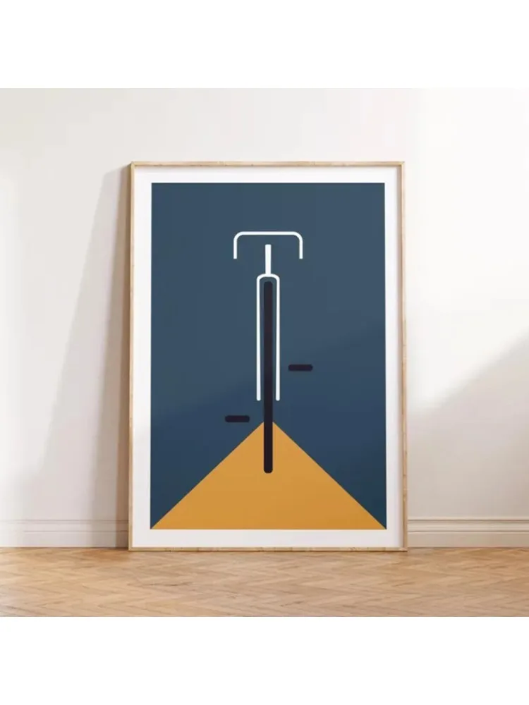 AliExpress NONE Cyclist Canvas Painting Minimalist Cycling Wall Art Poster Print Bike Modern Pictures for Living Room Decor Bicycle Lover Gift