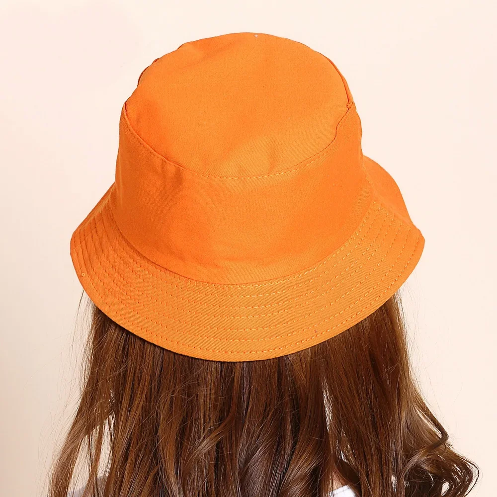 Custom Logo Unisex Adult Cotton Fishman Hats Women Summer Panama Hat Men Sunbonnet Fedoras Outdoor Bucket Hat Beach Cap