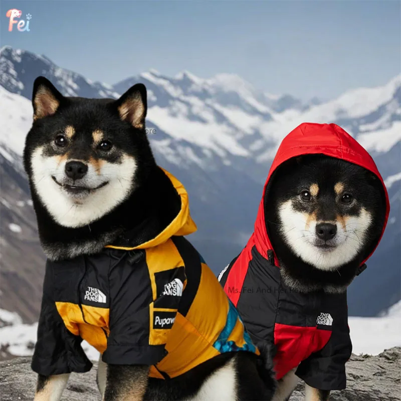 

Trendy Statue of Liberty Pet Dog Jacket, Waterproof Windproof Dog Clothes for Outdoor Adventures, Fashion Apparel for Medium Dog