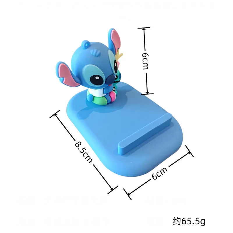 Support de téléphone portable Disney Stitch pour Ipad, support de Table de chevet, figurine de dessin animé mignon, décoration créative multifonctionnelle pour téléphone portable