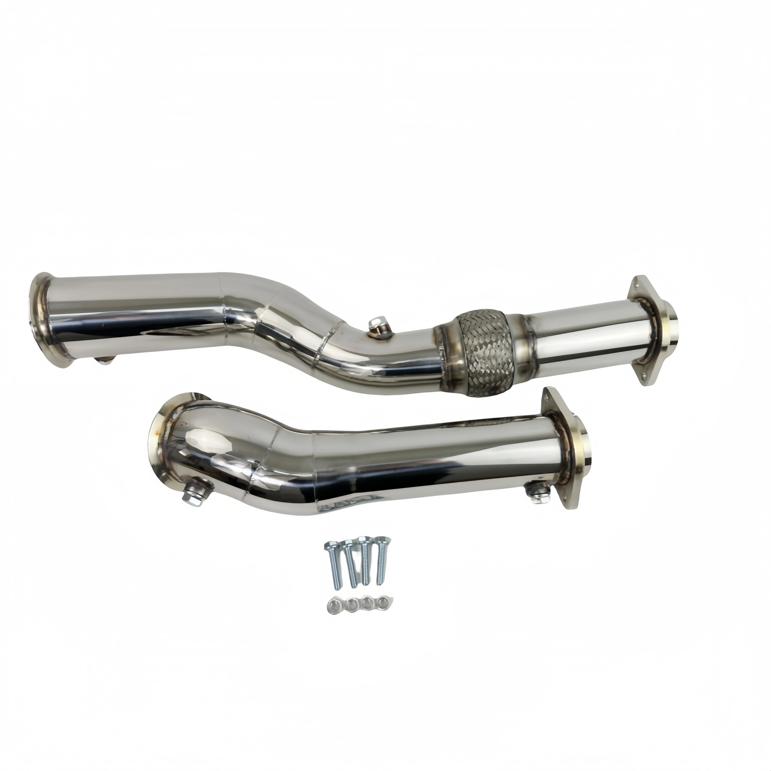 3.5 inch Catless Stainless High flow turbo downpipe For BMW M3 M4 G80 M3 M4 G82 S58 3.0T 2021-UP exhaust Pipe