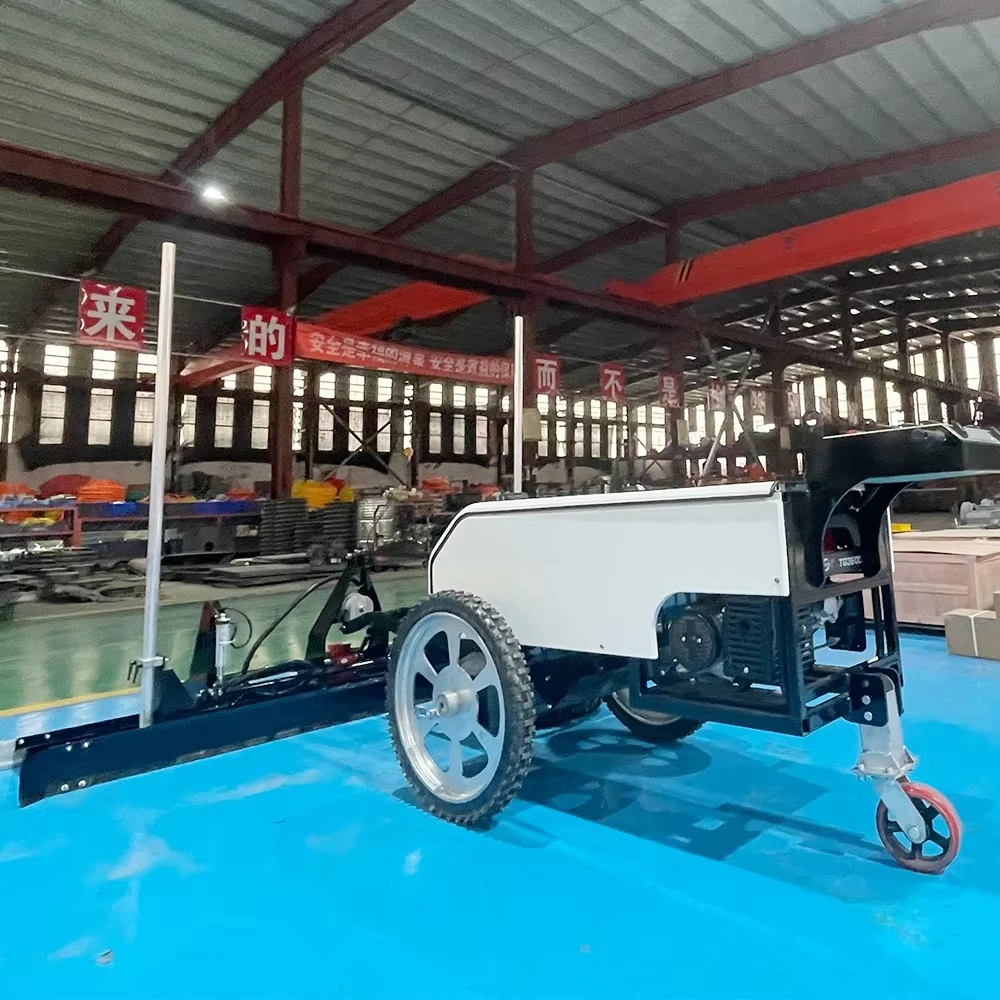 Self Propelled Concrete Laser Screed Laser Screeding Machine High Precision Industrial for Road Surface 3m Width