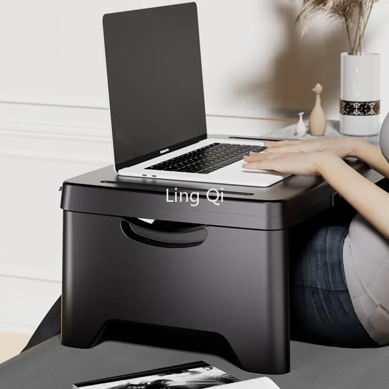 Minimalist Designer Office Desk Black Portable Bedroom Secretary Lap Gaming Desk Small Student Mesa Escritorio Home Furniture