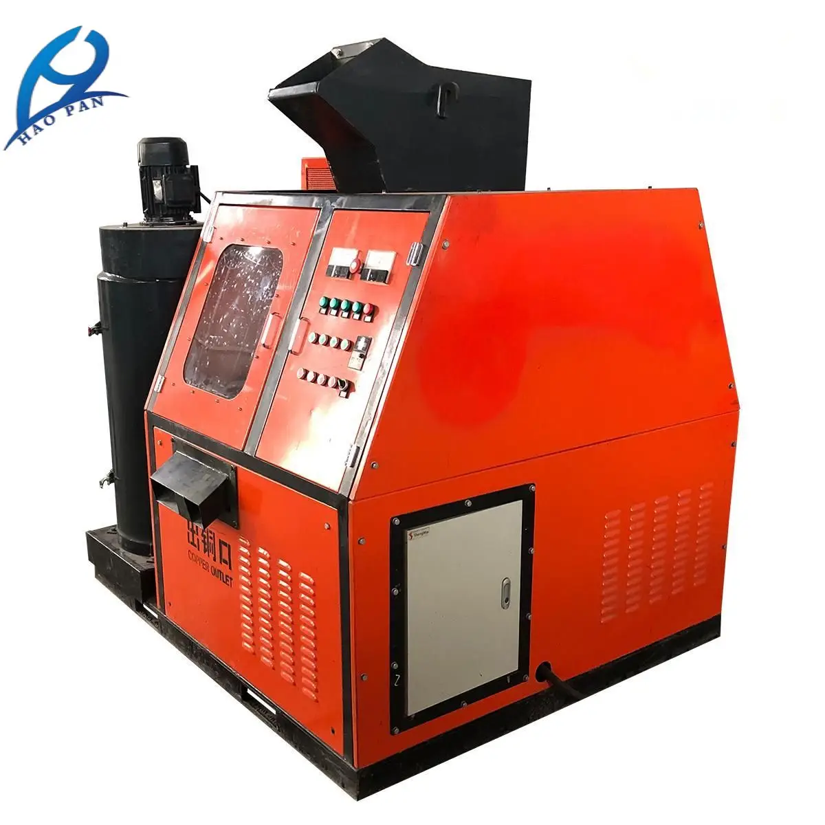 haopanYYC-400 scrap copper wire granulator machine	copper rice machine changzhou