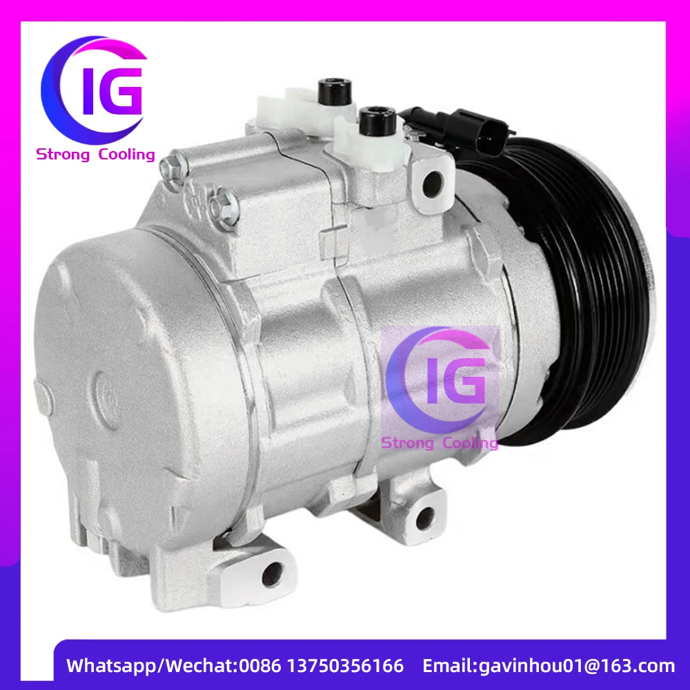 AC Air Conditioning Compressor For Ford Expedition 5.4L 2007-2014 7C3Z19703AA 8C3Z19703A 9L3Z19703C 67192 7512617 TEM255291