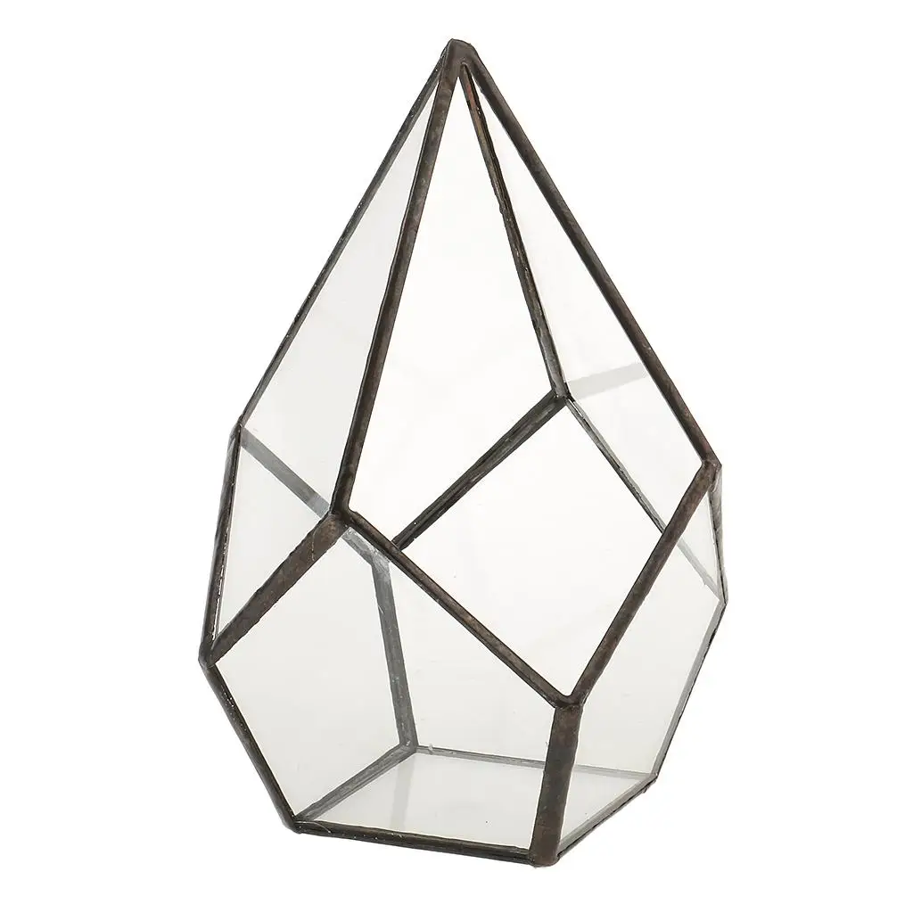 Modern Glass Succulent Planter Greenhouse Decorative Flower Vase for Gardening Supplies and Home Decor