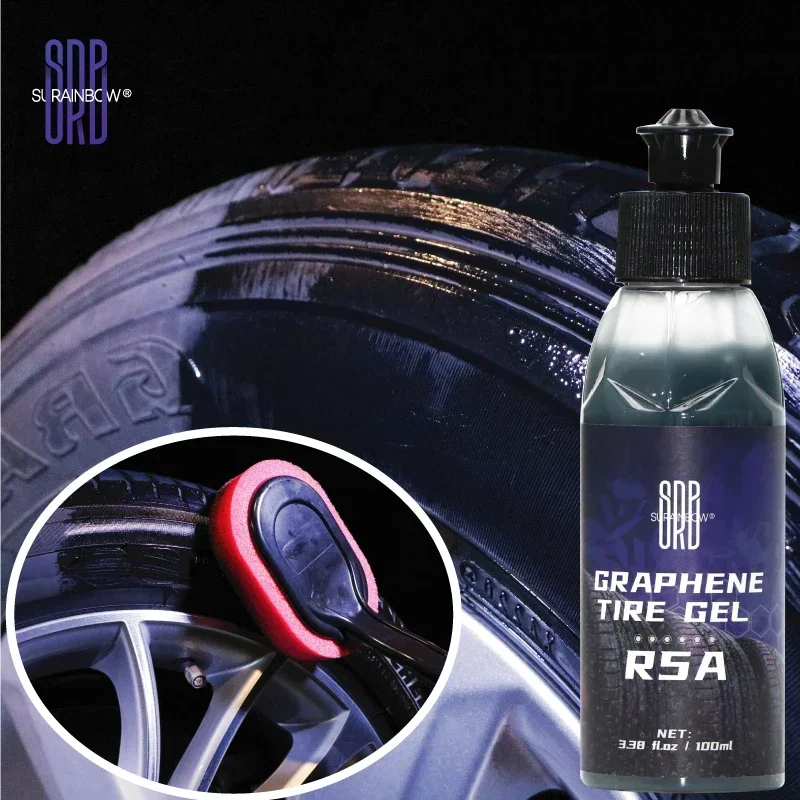 NEW Graphene Tire Gel,Long Lasting Tire Dressing,Oil-Based Tire Gel , Tire Dressing; Great for Tire Lasting Shine Protection.