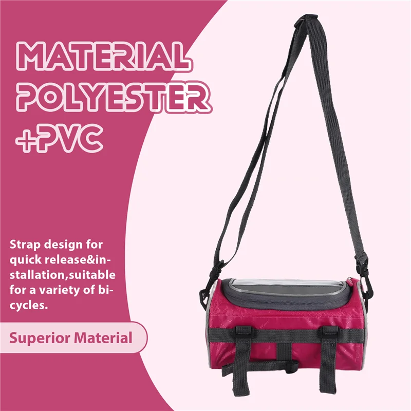 

AA75-Outdoor Bicycle Handlebar Bag Mountain Bike Press Screen Mobile Phone Head Bag Outdoor 5L Multifunctional Portable Waterpro