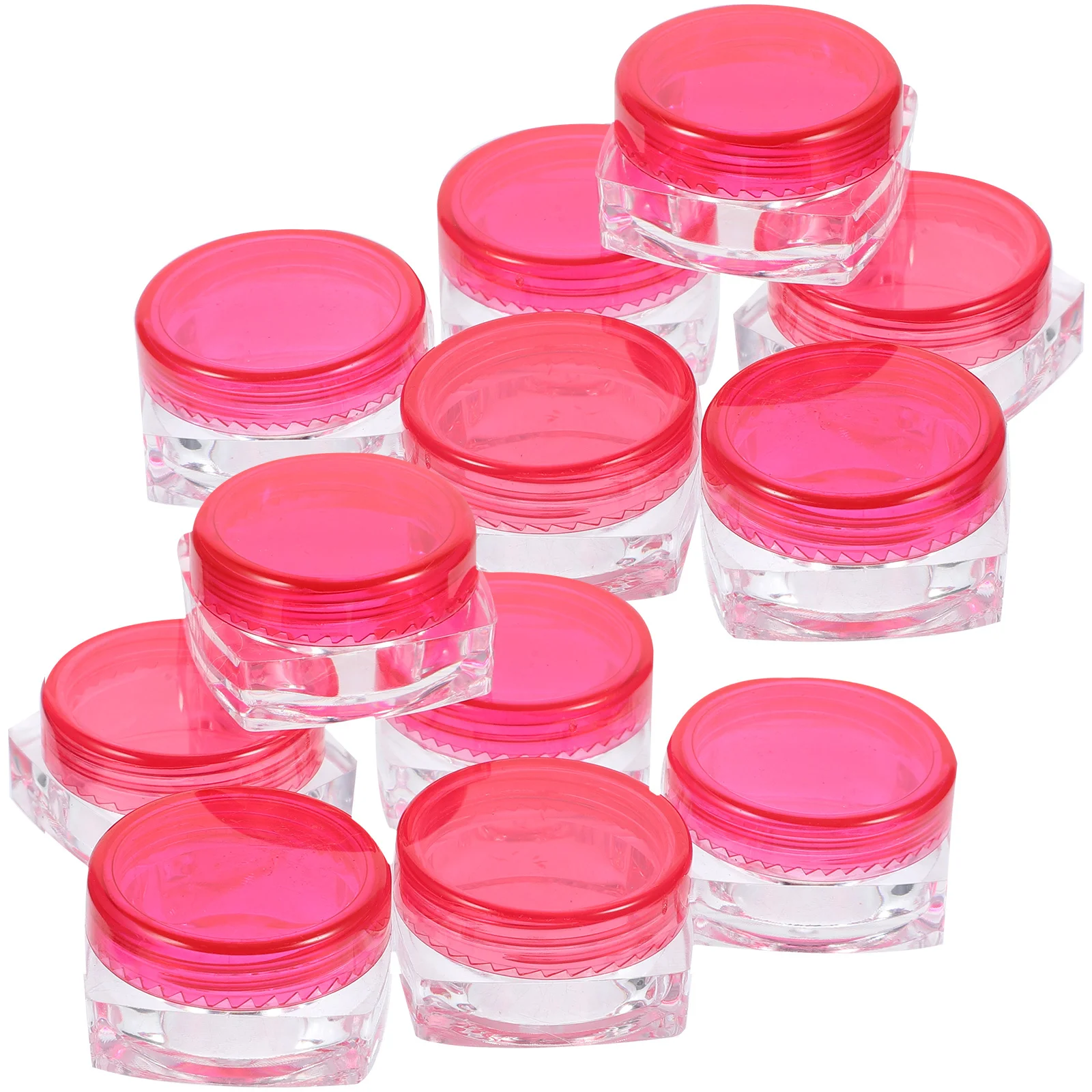 24 Uds. Frascos de crema de Base cuadrada, contenedores de viaje, frascos rellenables a prueba de fugas para lociones, hidratantes, contenedores para el cuidado de la piel