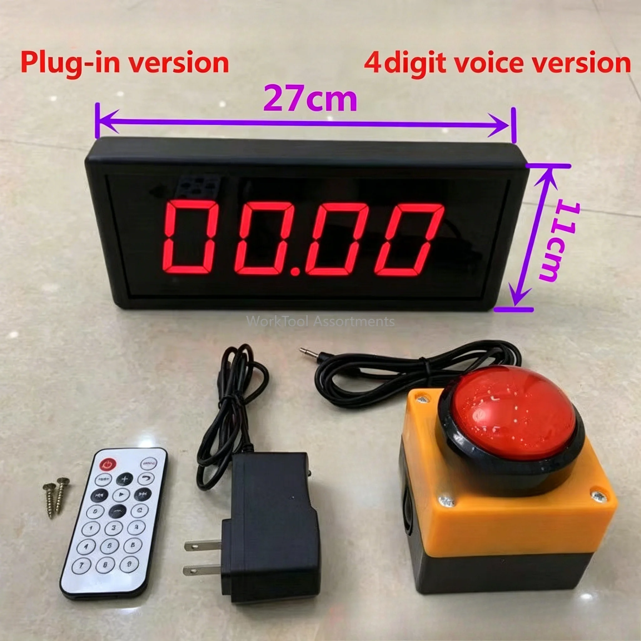 Multifunctional Digital Display Timer Stopwatch for Competition Training Speech Basketball Industrial Timing