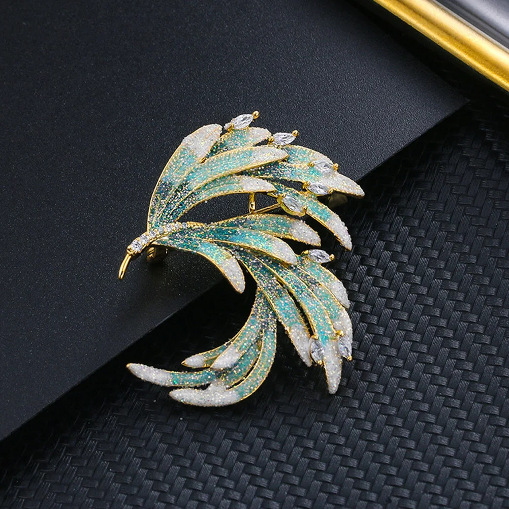 Half Swirl Brooch Pin Jewelry Brooches for Women Scarf Clip Decorative Clothing Aesthetic