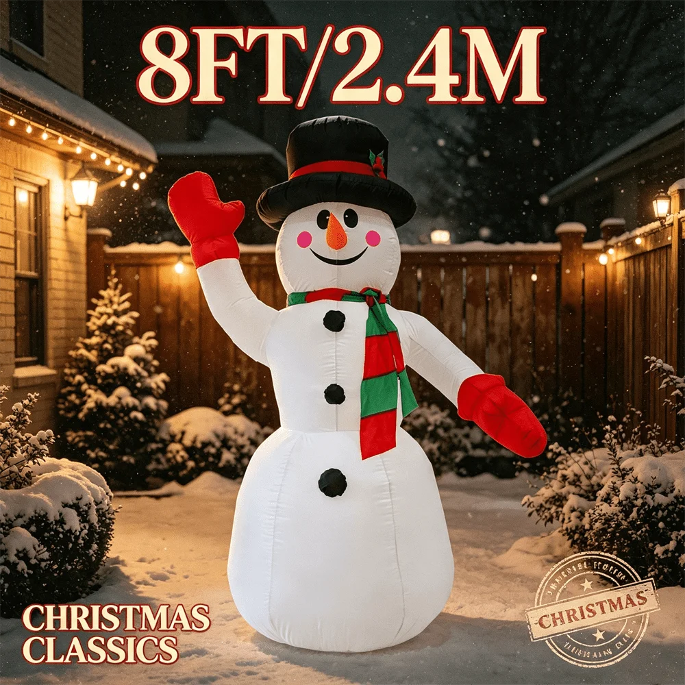 8ft-christmas-waving-snowman-inflatable-toy-build-in-led-light-blow-up-ornament-outdoor-yard-winter-xmas-holiday-decor