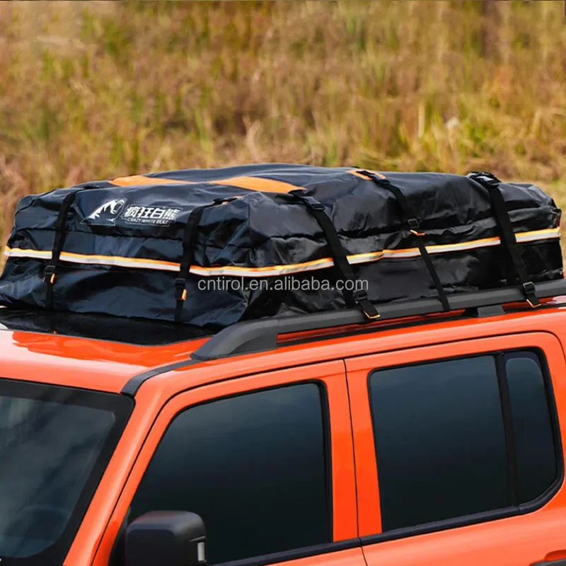 TIROL Universal 20CUB Waterproof PVC Car Roof Carrier Storage Landcruiser Bag