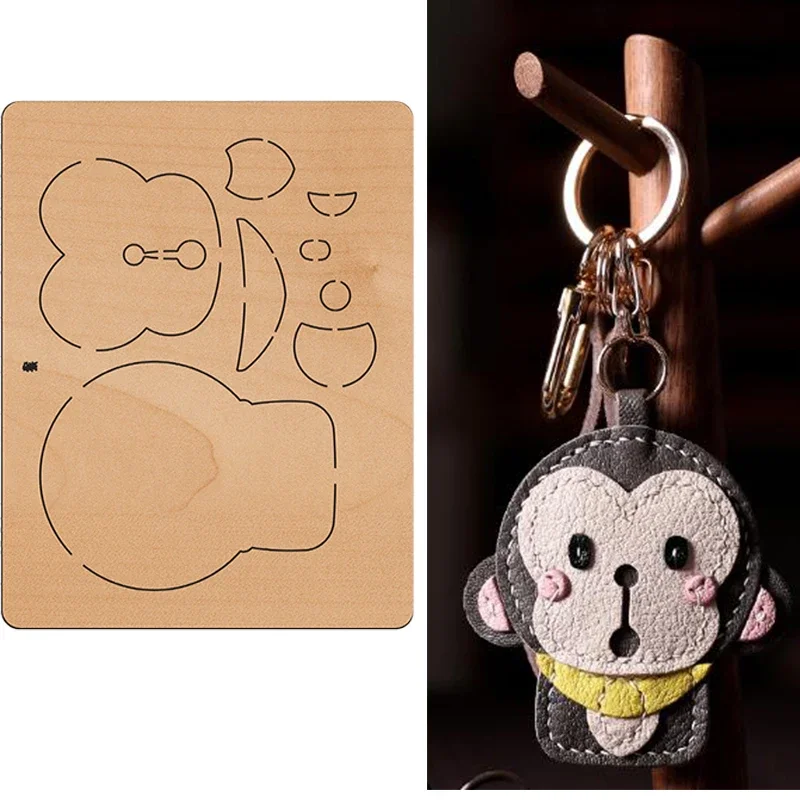 -Little Monkey Pendant Knife Mold Wood MoldYY1515 Is Suitable For The Market General Manual Knife Die