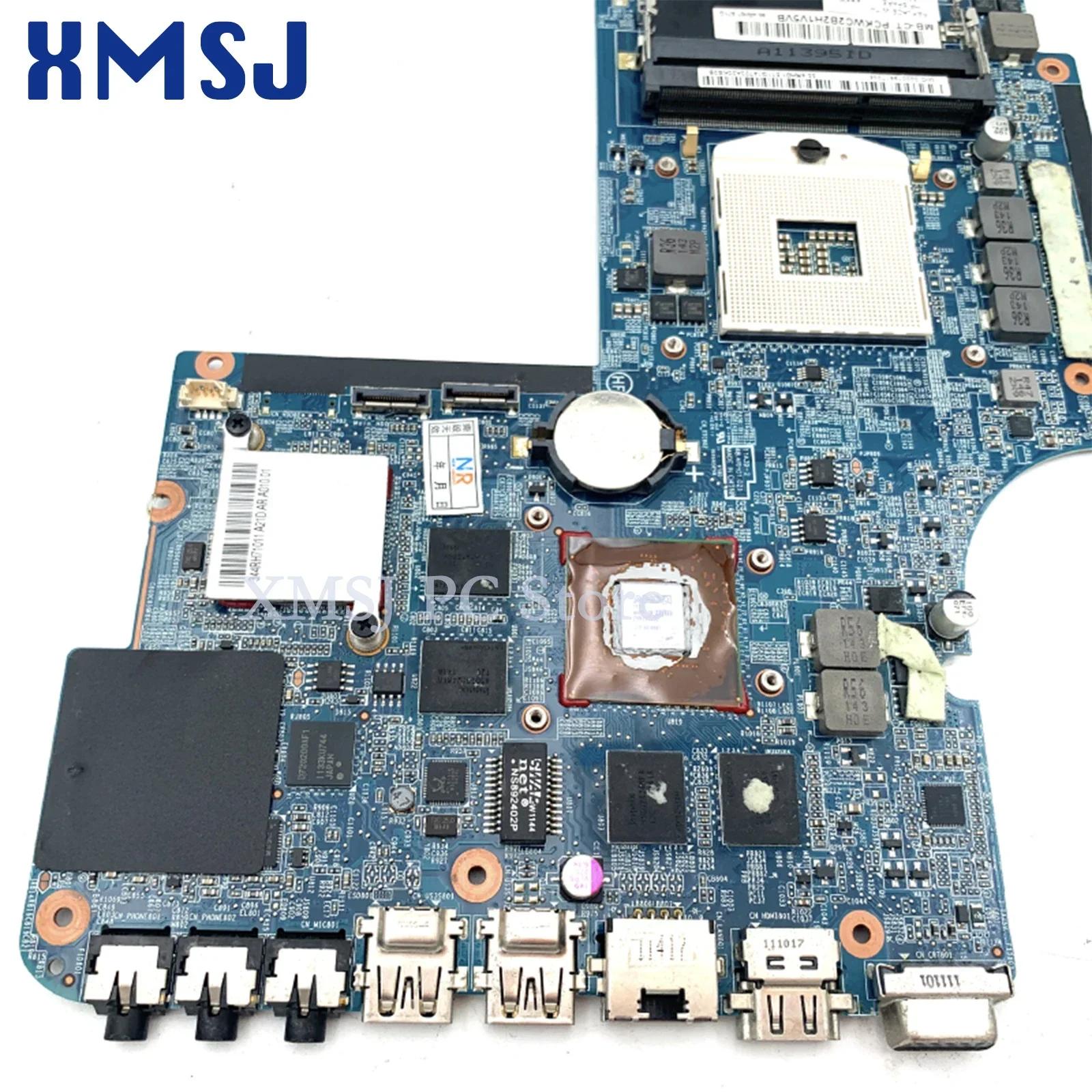 XMSJ para placa-mãe de laptop HP Pavilion DV6T DV6-6000 665342 -001 665342 -601 659148 -001 teste completo da placa principal HD6770 GPU DDR3