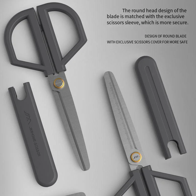 Jimmy Home forbici per la casa multifunzionale portatile ufficio in acciaio inox arte sarto forbici fatte a mano senza senso Genuine