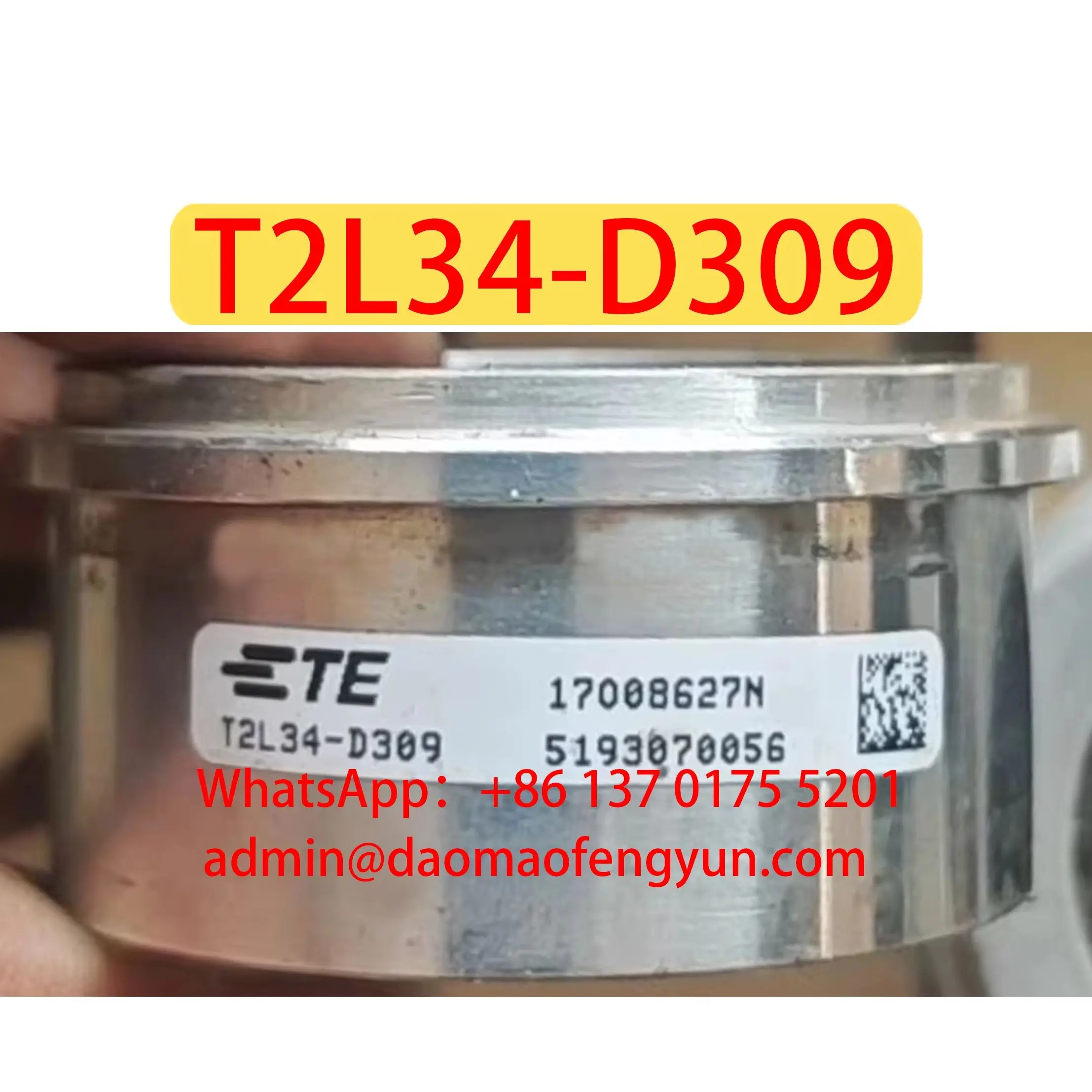 T2L34-D309 Used Rotary encoder for electric motors Tested ok，Fast shipping
