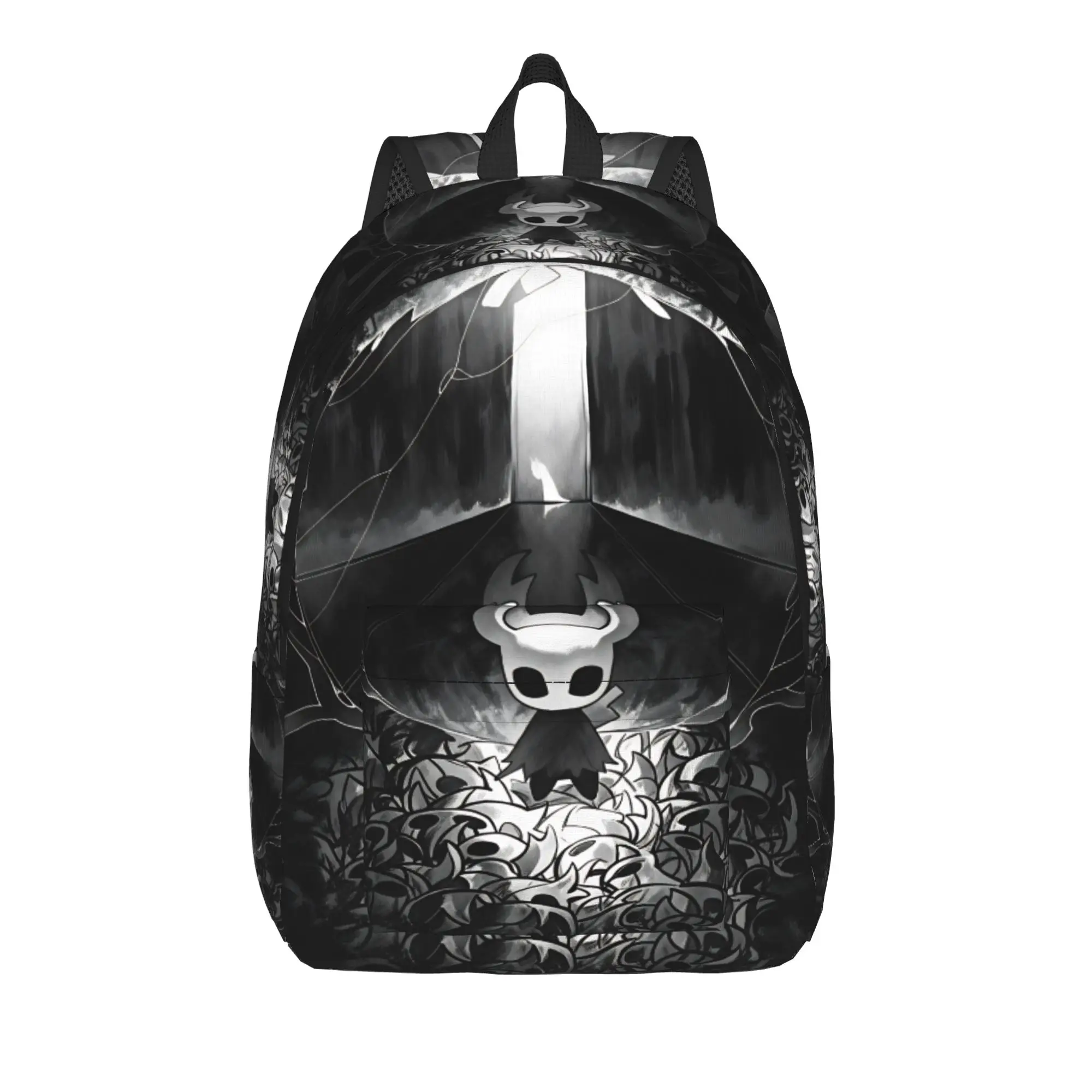 Hollow Knight Backpack  Men Polyester Outdoor Style Backpacks Durable Streetwear School Bags Rucksack
