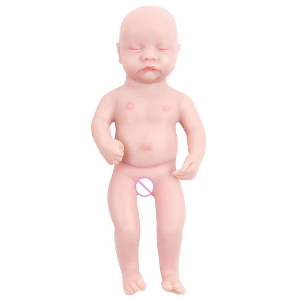 IVITA WG1578 6.69 인치 124g 100% 실리콘 다시 태어난 아기 인형, 소녀 아기, 도색되지 않은 미완성, 현실적인 어린이 크리스마스 생일 장난감