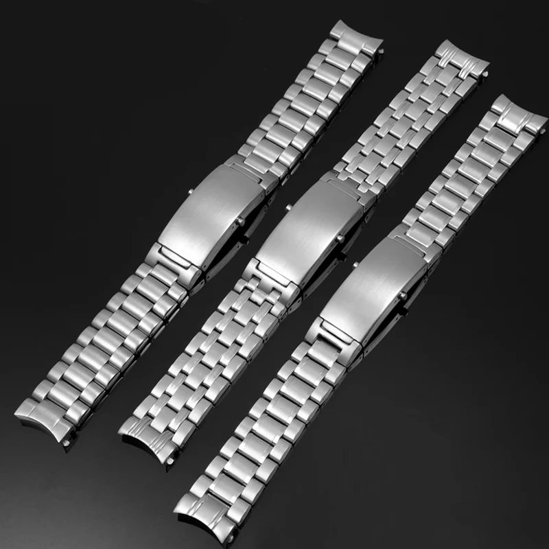 20mm 316L Silber Edelstahl Armband für Omega Neue Seamaster 300 Speedmaster Planet Ocean Watch Band für Männer armband