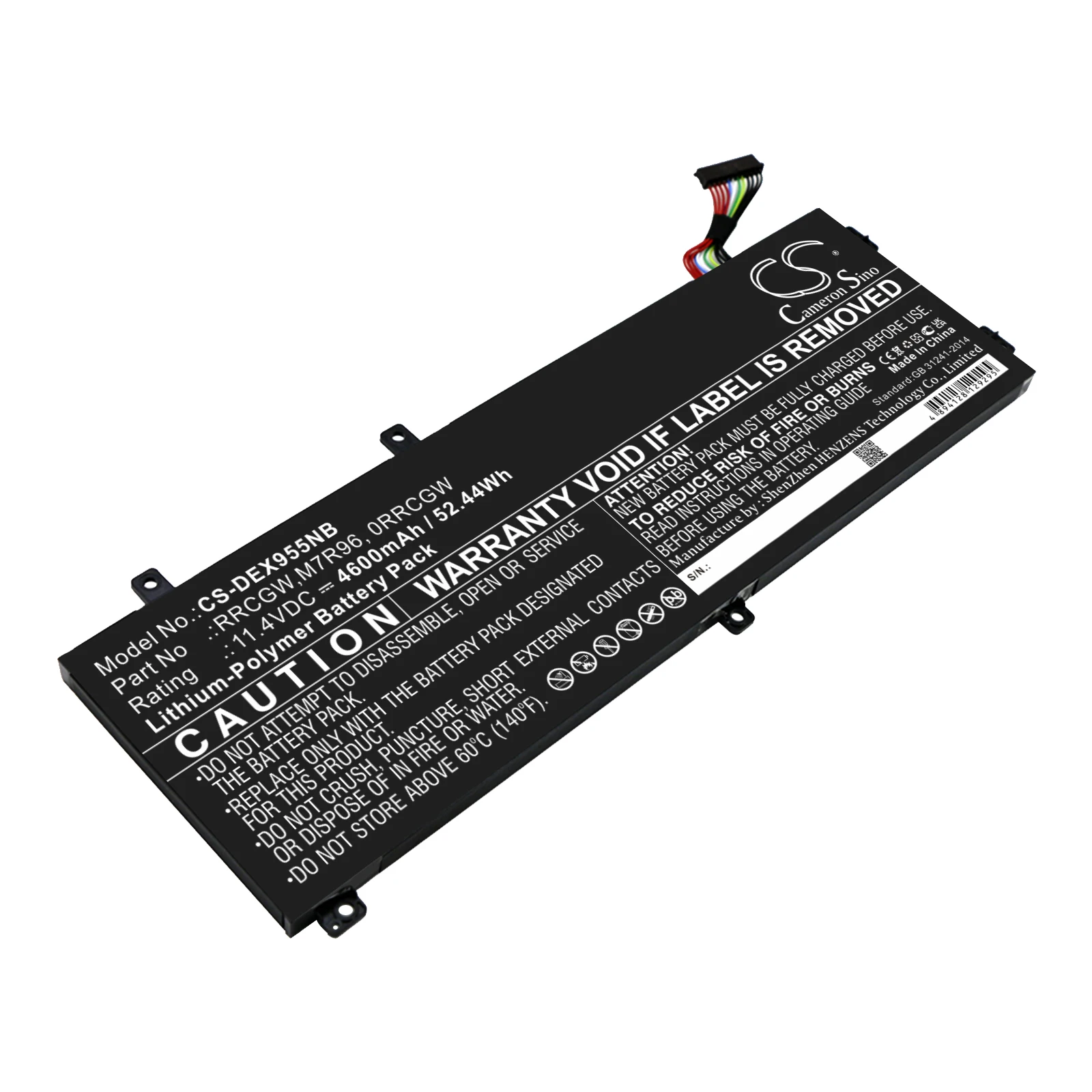 Replacement Battery for DELL  P56F002, P83F, P83F001, Precision 15 5510, Precision 15 5540, Precision 15-5520, Precision 15-5530