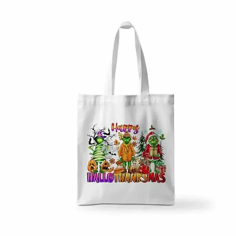 BBY154 Regalos para mujeres Gnomos divertidos Acción de Gracias Calabaza Navidad Halloween Girasol Tote Bag