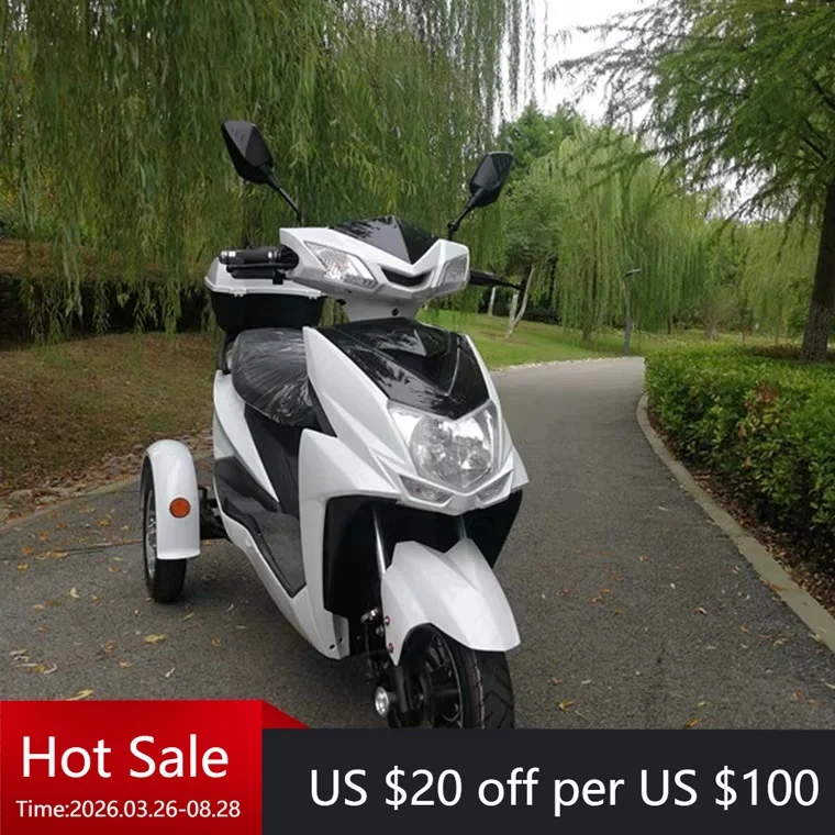 Tc COC Certificate 60V 20AH Battery Electric Scooter 2000W Big Motor Three Wheels High Quality Electric Motorbike
