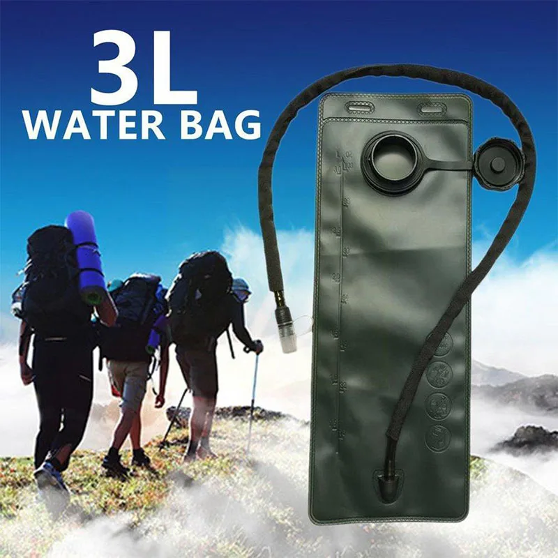 Tactical 3L Low Profile Hydrator TPU Water Bag Backpack Cycling Pack Outdoor Hydration System For Tourism Hiking Climbing