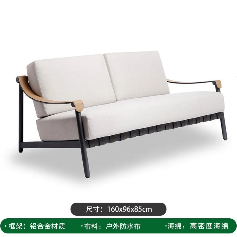 Outdoor Sofa, Courtyard Garden Villa Rainproof Terrace Sun Room Rattan Chair