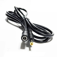 5.5 x 2.5mm Male to Female Plug Connector DC Power Supply Cable Adapter 18AWG Extension Cord for CCTV Camera LED Strip Light
