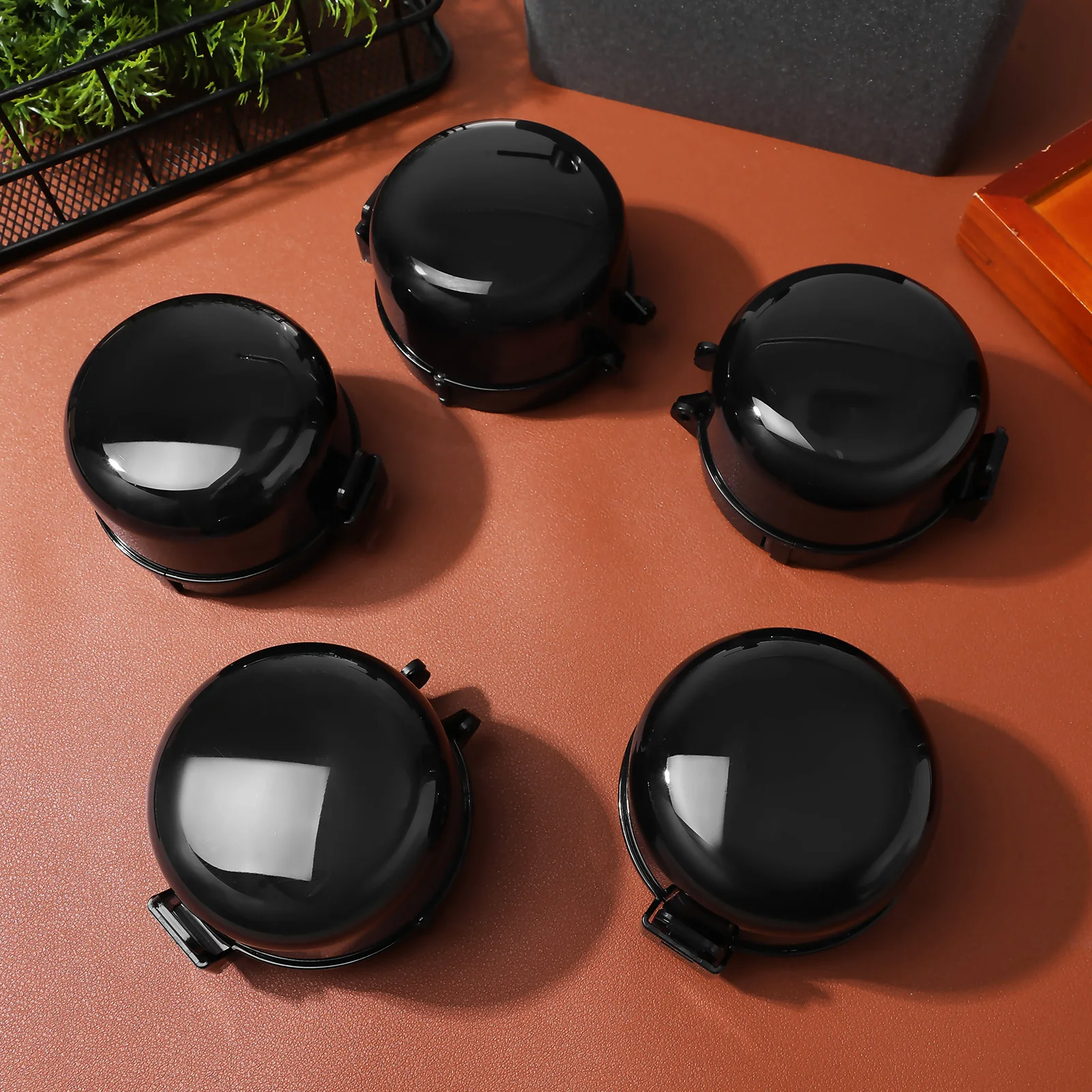 

5pcs Gas Stove Knob Cover Black 89 8x54 3mm Child Safety Proofing Kitchen Oven Locks Heat Resistant Stove Protectors