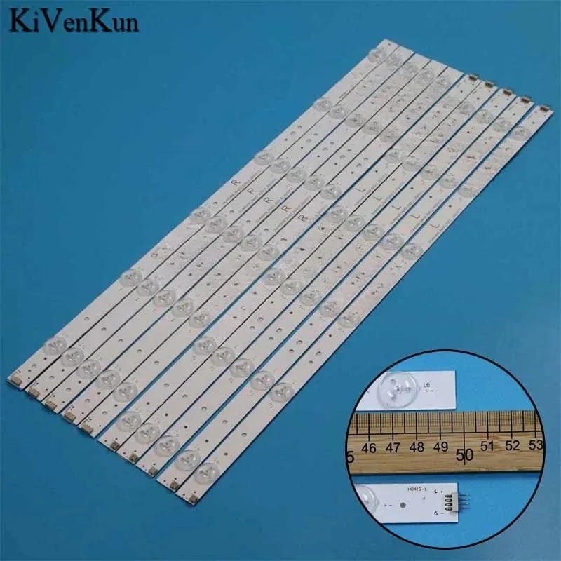 

10 шт. светодиодных лент для подсветки для SN49LD9001 SN049LD6690-DSFM SN049DLDJ820-STCF, комплект лент LB-C490F13-E2-L-G1 для AX049LD7