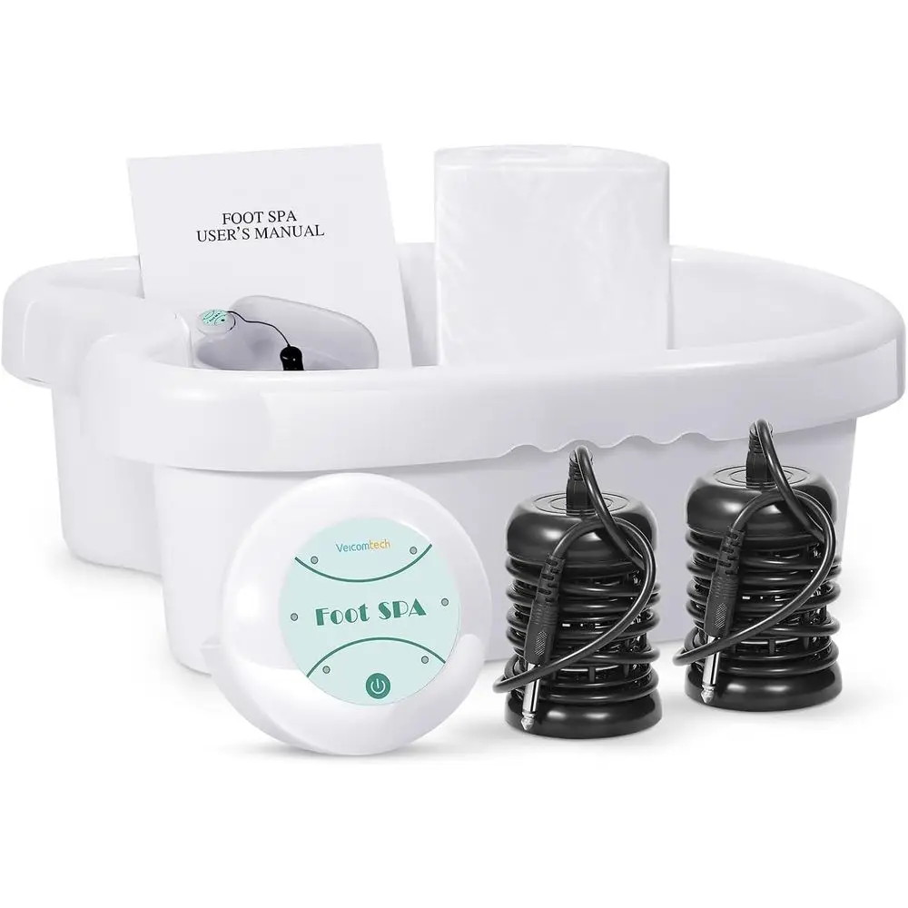

Foot Detox Bath Set, Ion Purification, Home Spa Experience, Dual Array, 100 Liners, Green