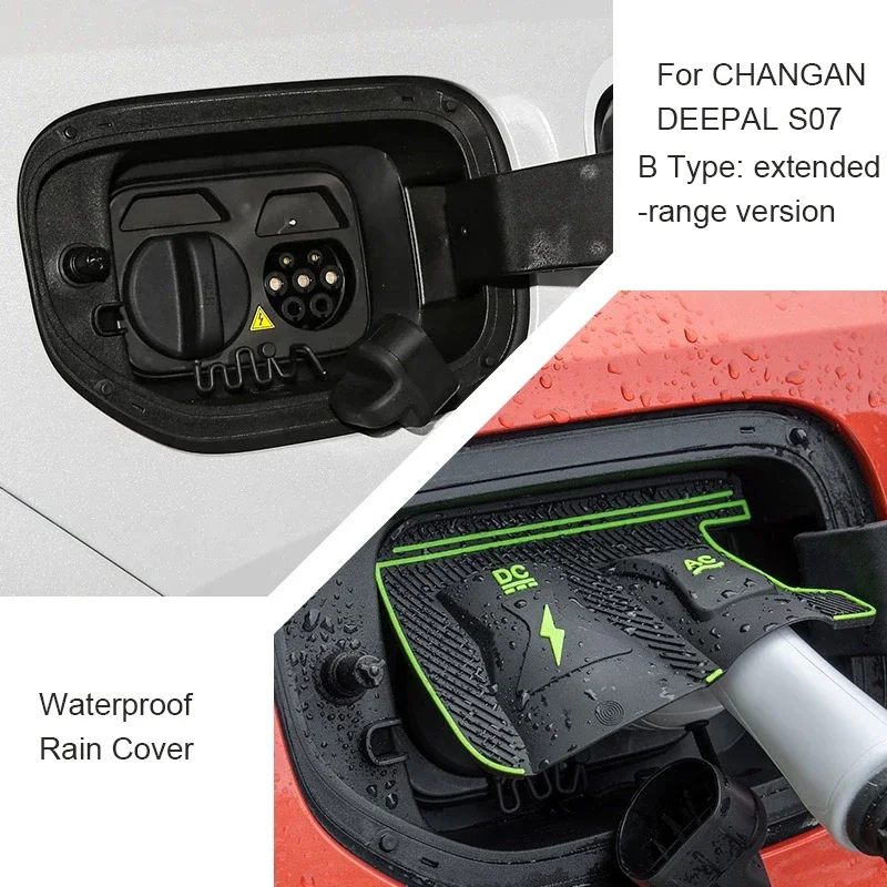 

Car Charging Port Waterproof Cover New Energy For CHANGAN DEEPAL S05 S09 S07 G318 L07 NEVO A05 A06 V07 Q05 Gun Charge Rain Cover